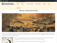Tablet Screenshot of daoism.org